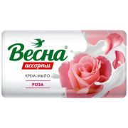 ВЕСНА АССОРТИ Крем-мыло туалетное Роза 90г /6207