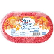 LAGUNA SPA Губка д/тела ОВАЛ трехцветная 1шт