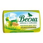 ВЕСНА Мыло туалетное Олива и миндальное молочко 90г /6088