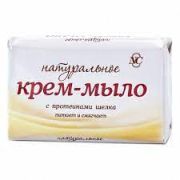 Мыло-крем Натуральное шелк 90гр./10201 НК