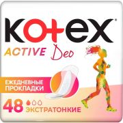 KOTEX Котекс ежеднев. ACTIVE   Deo   48 шт    /16