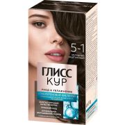 GLISS KUR Стойкая крем-краска 5.1 Холодный каштановый (12)